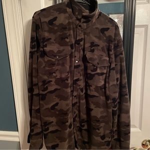 Old Navy Fleece Button-Up Shirt Jacket